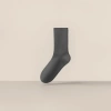 Dark grey pure cotton men's mid-calf socks are breathable, sweat-absorbent, comfortable and versatile Application Scenario